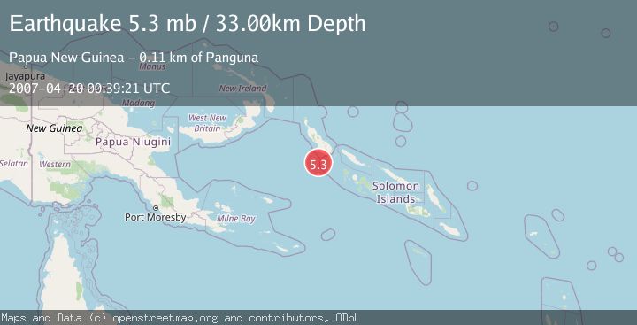 Map of SOLOMON ISLANDS