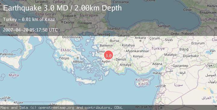 Map of WESTERN TURKEY