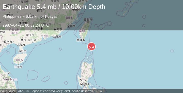 Map of TAIWAN REGION