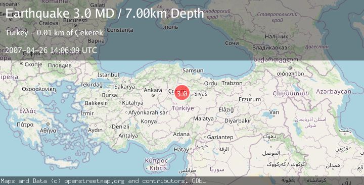 Map of CENTRAL TURKEY