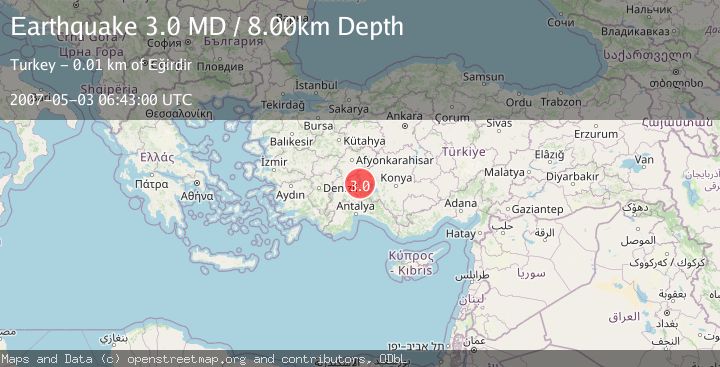 Map of WESTERN TURKEY