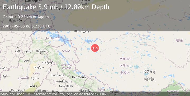 Map of WESTERN XIZANG