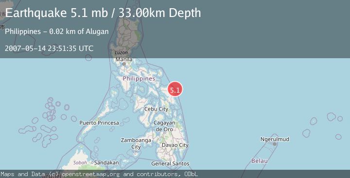 Map of SAMAR, PHILIPPINES