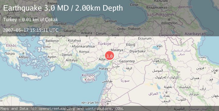 Map of CENTRAL TURKEY