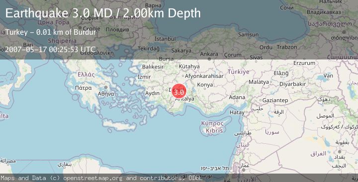Map of WESTERN TURKEY