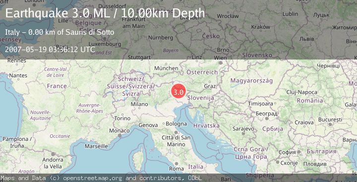 Map of NORTHERN ITALY