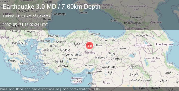 Map of CENTRAL TURKEY