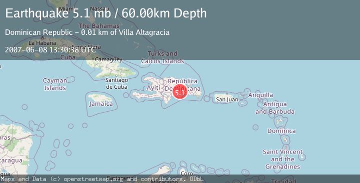 Map of DOMINICAN REPUBLIC