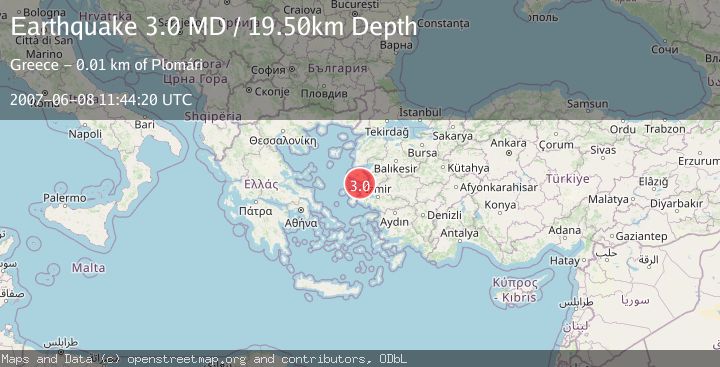 Map of NEAR THE COAST OF WESTERN TURKEY