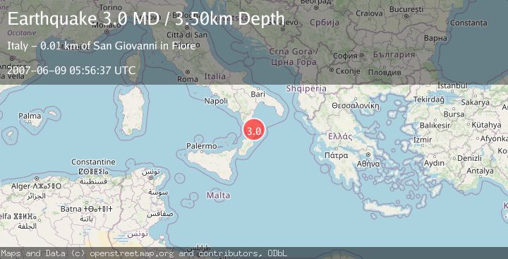 Map of SOUTHERN ITALY