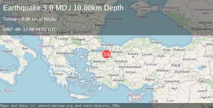 Map of WESTERN TURKEY
