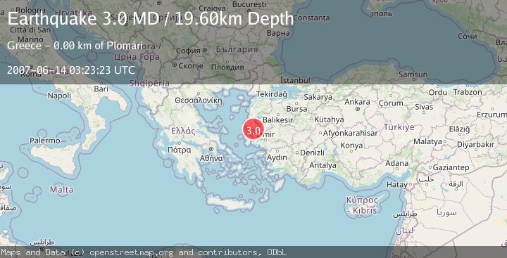 Map of NEAR THE COAST OF WESTERN TURKEY