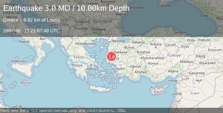 Map of NEAR THE COAST OF WESTERN TURKEY