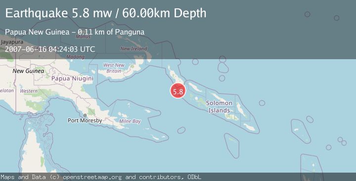 Map of SOLOMON ISLANDS