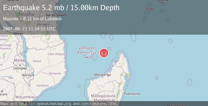 Map of NORTHWEST OF MADAGASCAR