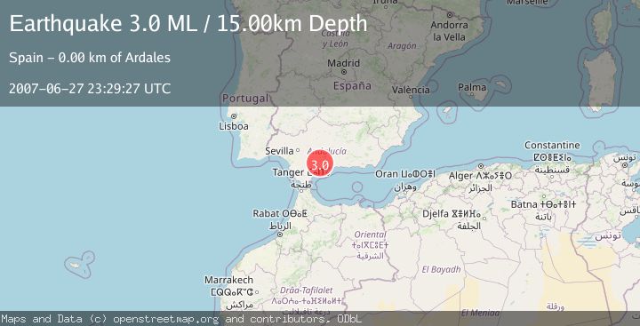 Map of STRAIT OF GIBRALTAR