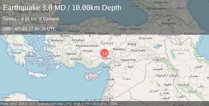 Map of CENTRAL TURKEY