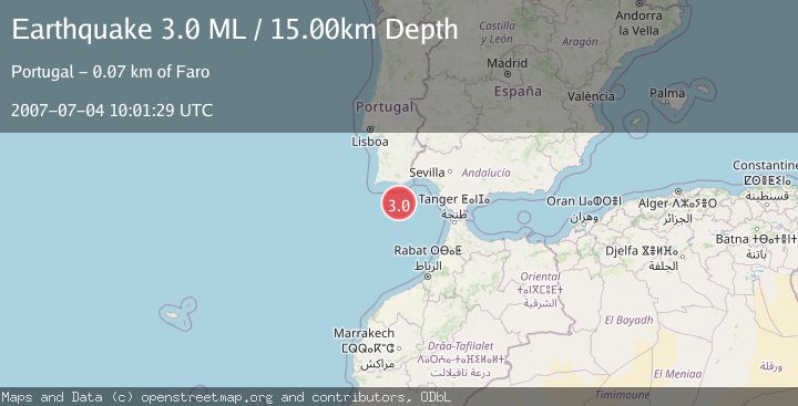 Map of STRAIT OF GIBRALTAR