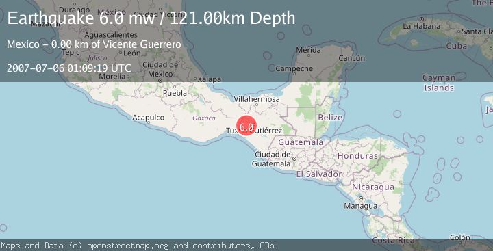 Map of CHIAPAS, MEXICO