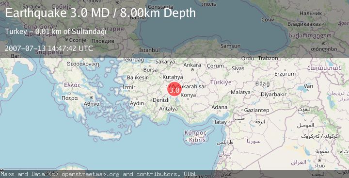 Map of WESTERN TURKEY
