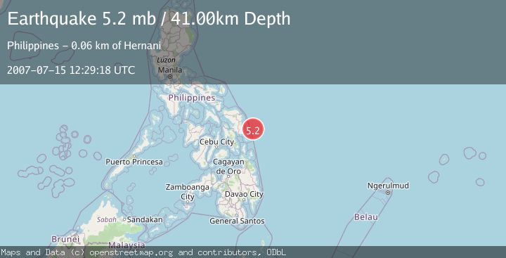 Map of PHILIPPINE ISLANDS REGION