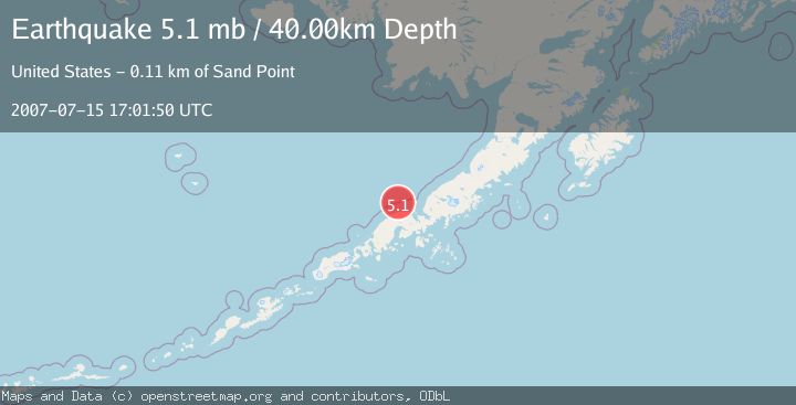 Map of ALASKA PENINSULA