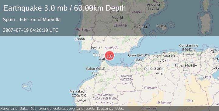 Map of STRAIT OF GIBRALTAR