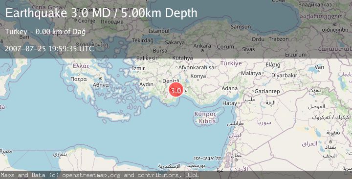 Map of WESTERN TURKEY