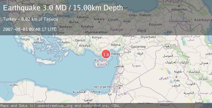Map of CENTRAL TURKEY