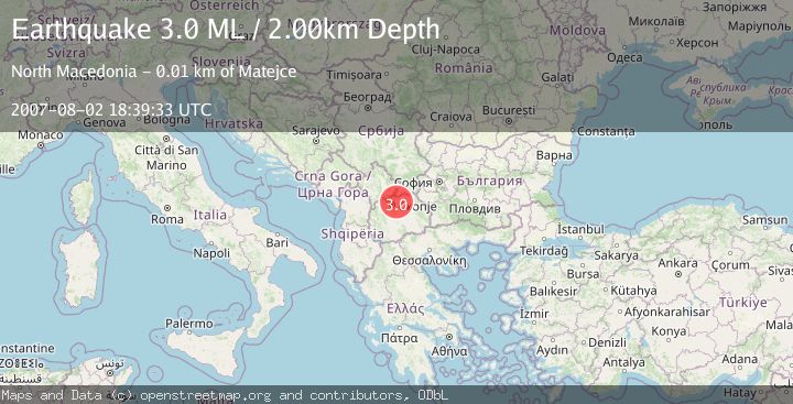 Map of FYR OF MACEDONIA