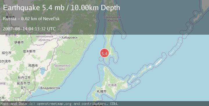 Map of SAKHALIN, RUSSIA