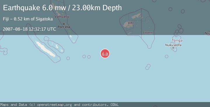 Map of VANUATU REGION