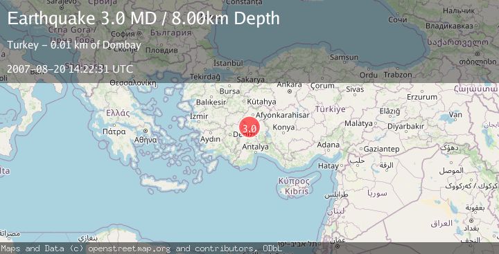 Map of WESTERN TURKEY