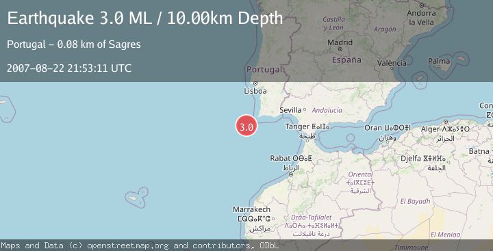Map of WEST OF GIBRALTAR