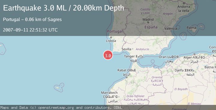 Map of WEST OF GIBRALTAR