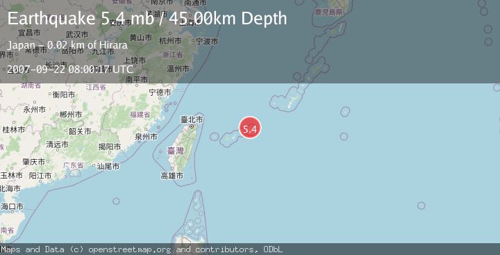 Map of SOUTHWESTERN RYUKYU ISL., JAPAN