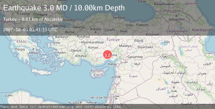 Map of CENTRAL TURKEY