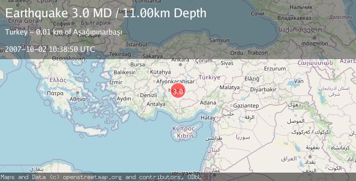 Map of CENTRAL TURKEY