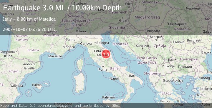 Map of CENTRAL ITALY