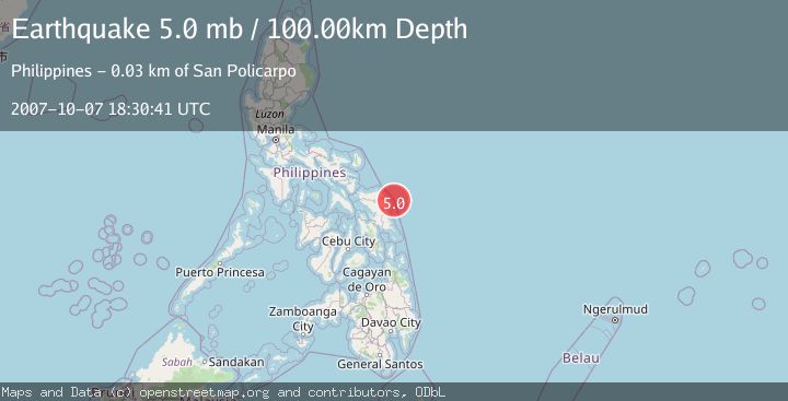 Map of SAMAR, PHILIPPINES
