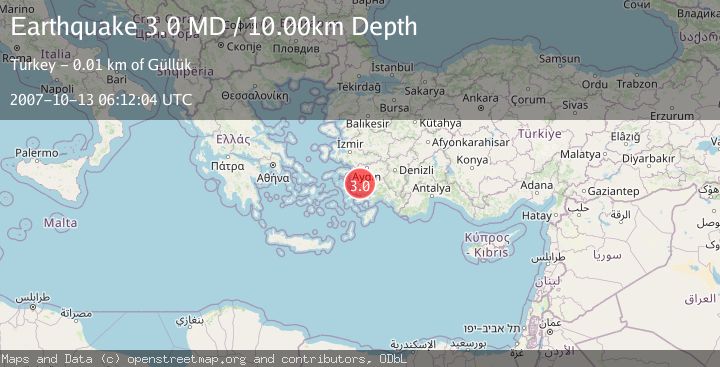 Map of WESTERN TURKEY