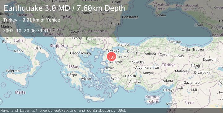 Map of WESTERN TURKEY