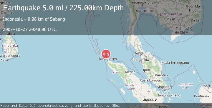Map of NICOBAR ISLANDS, INDIA REGION