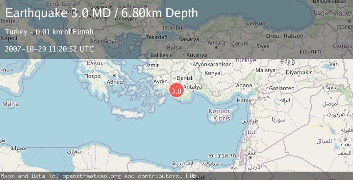 Map of WESTERN TURKEY