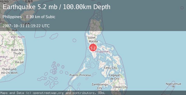Map of MINDORO, PHILIPPINES