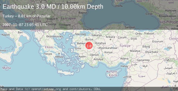 Map of WESTERN TURKEY