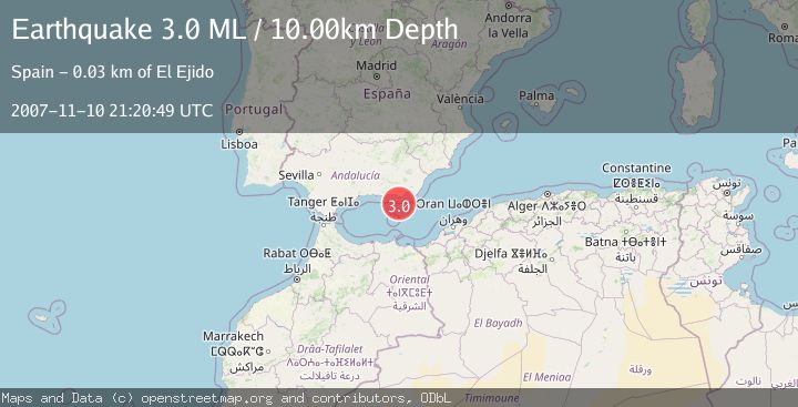 Map of STRAIT OF GIBRALTAR
