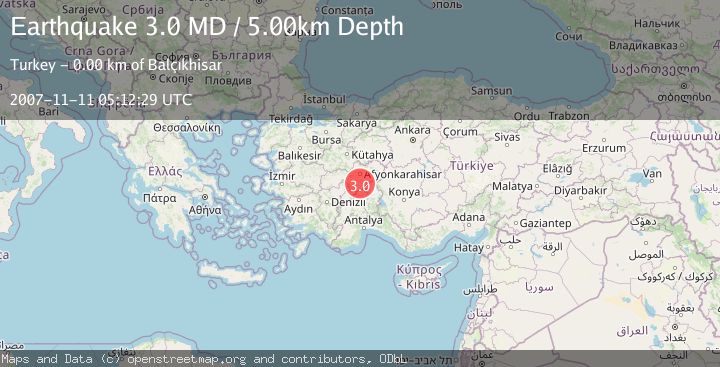 Map of WESTERN TURKEY