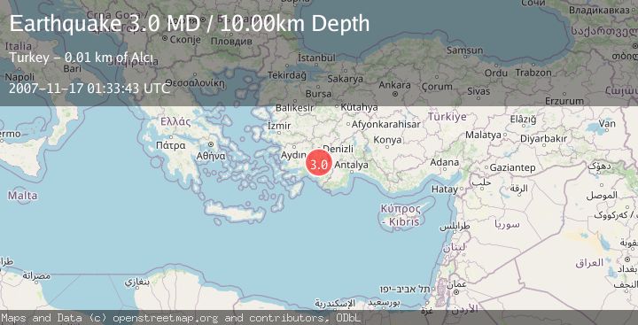 Map of WESTERN TURKEY