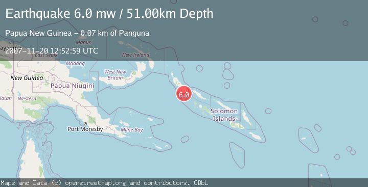 Map of BOUGAINVILLE REGION, P.N.G.